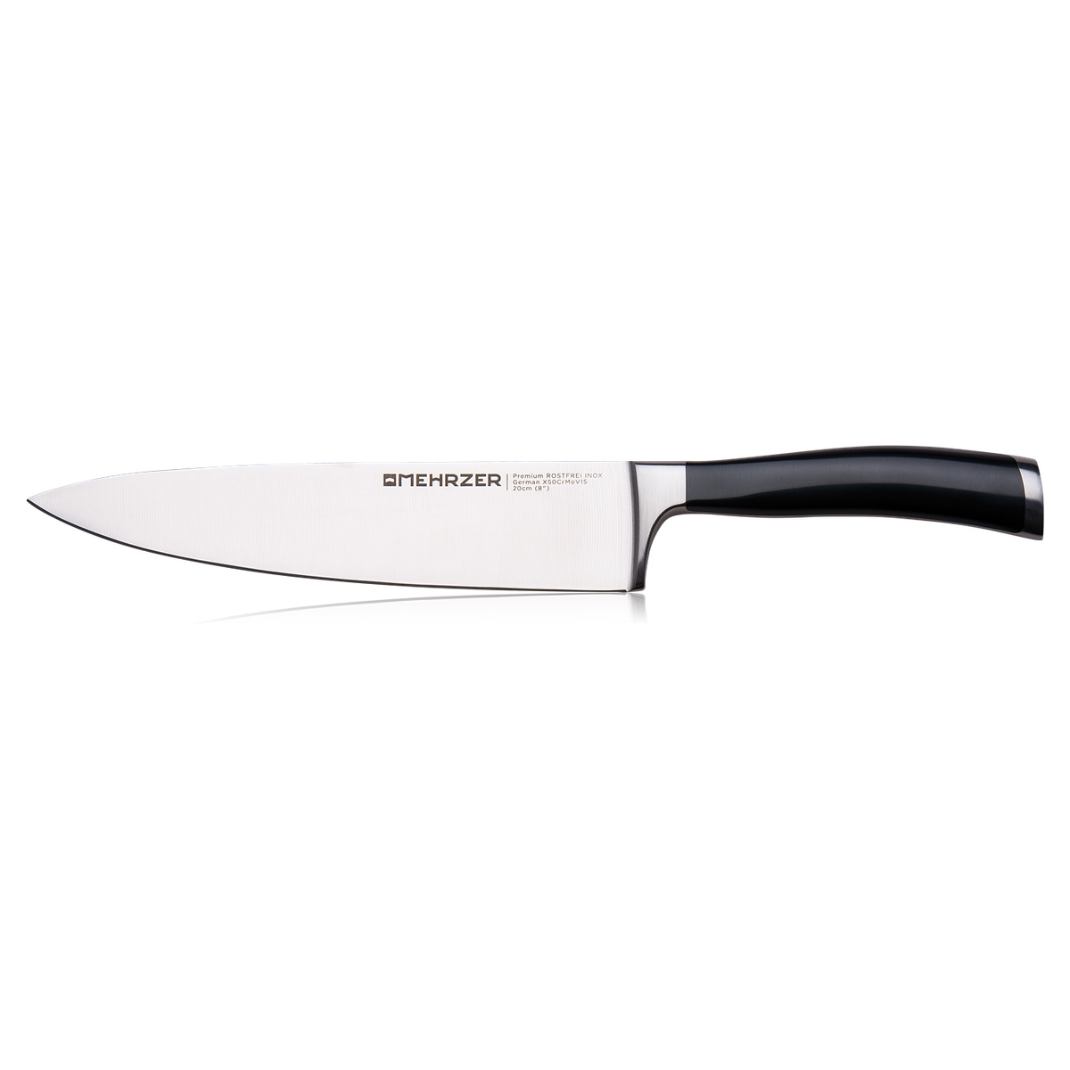 Нож поварской Mehrzer 20 см, цвет серебристый - фото 3
