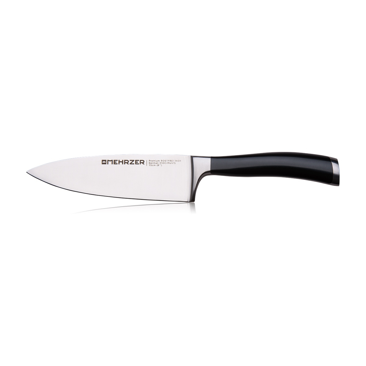 Нож поварской Mehrzer 25 см, цвет серебристый - фото 3