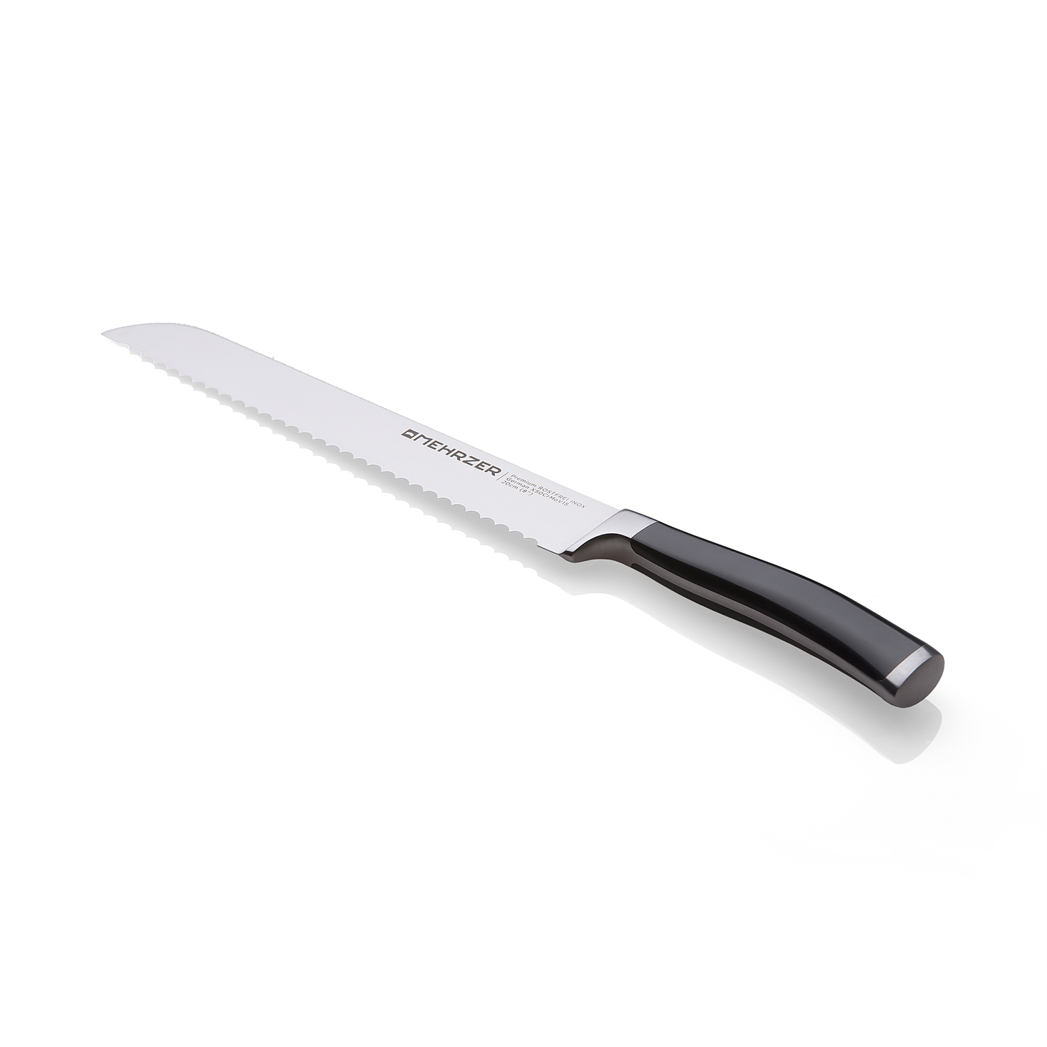 Нож хлебный Mehrzer 20 см, цвет серебристый - фото 1