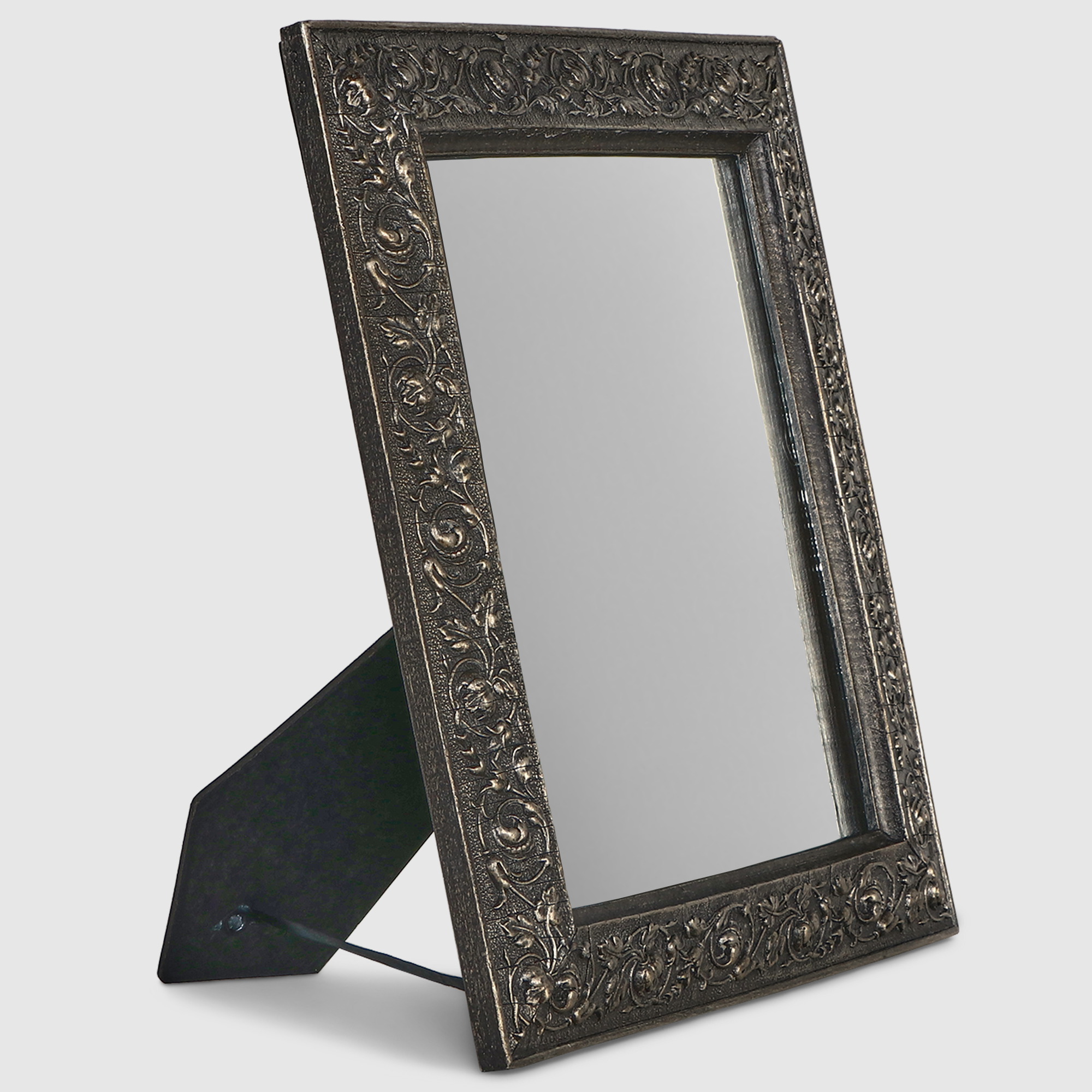 Зеркало Kimberley серебристое 27х2,3х32 см настольное косметическое зеркало ridder