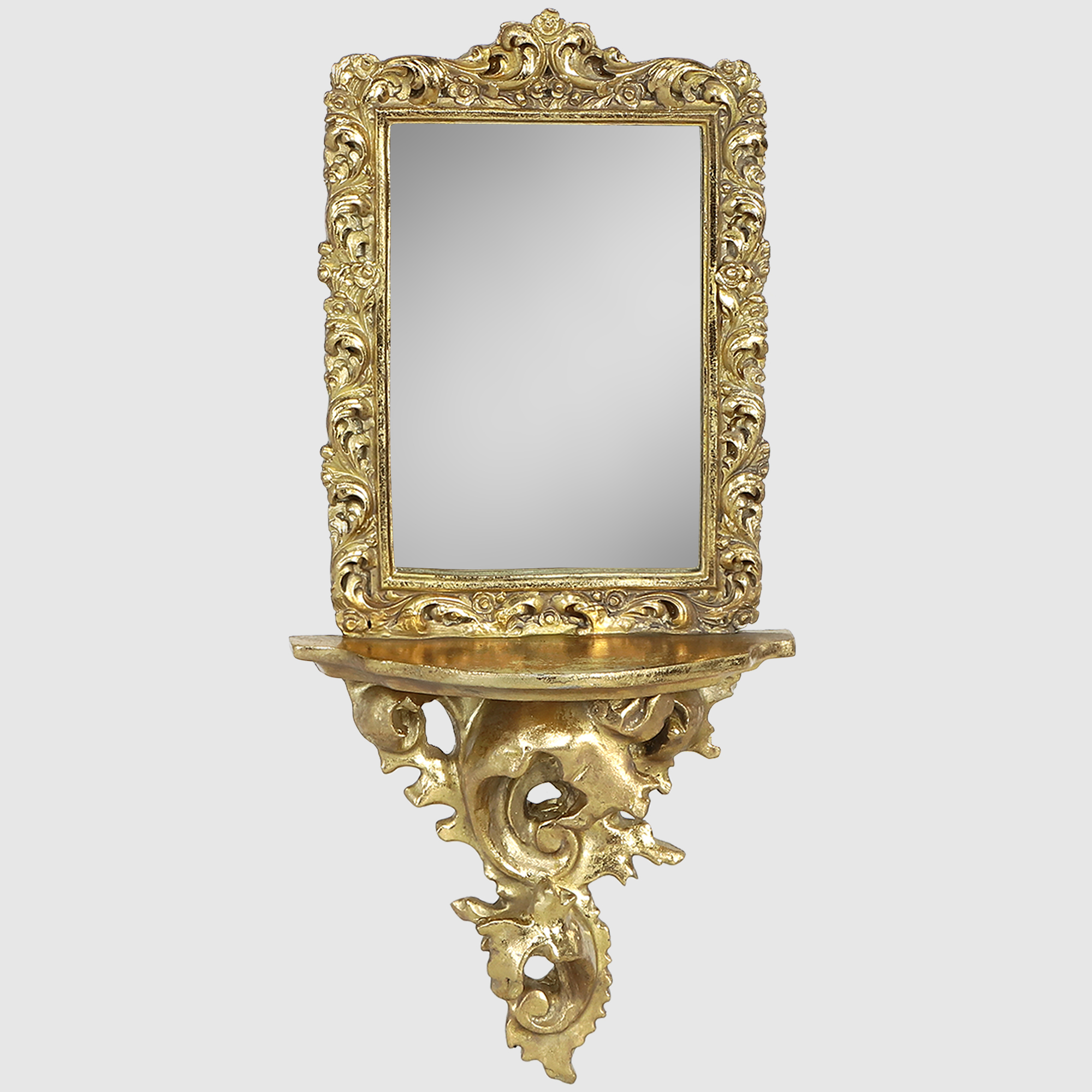 Зеркало Kimberley золотистое 19,4х8х41,5 см зеркало настенное glasar золотистое 19х3х40 см