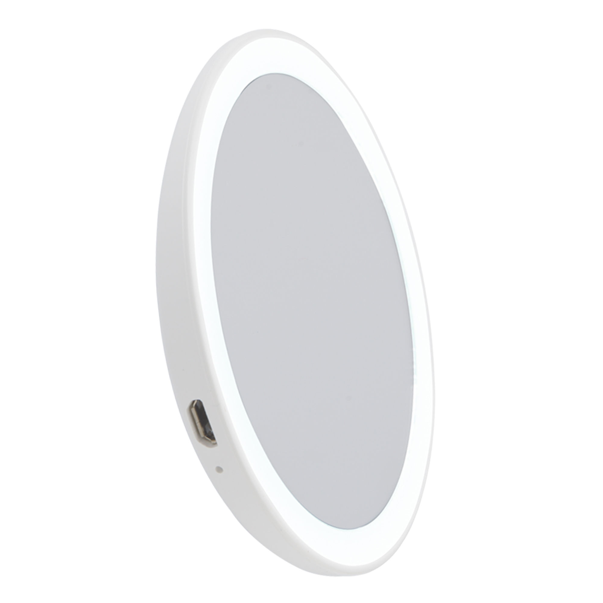 Зеркало Uniel карманное с подсветкой ULK-F73 DIM, цвет белый - фото 2