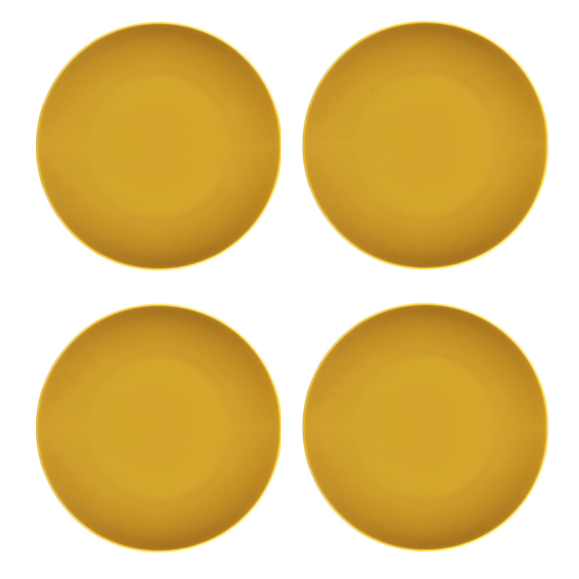 Набор тарелок Top Art Studio Желтый карри 25 см 4 шт столовый набор top art studio желтый карри 16 предметов