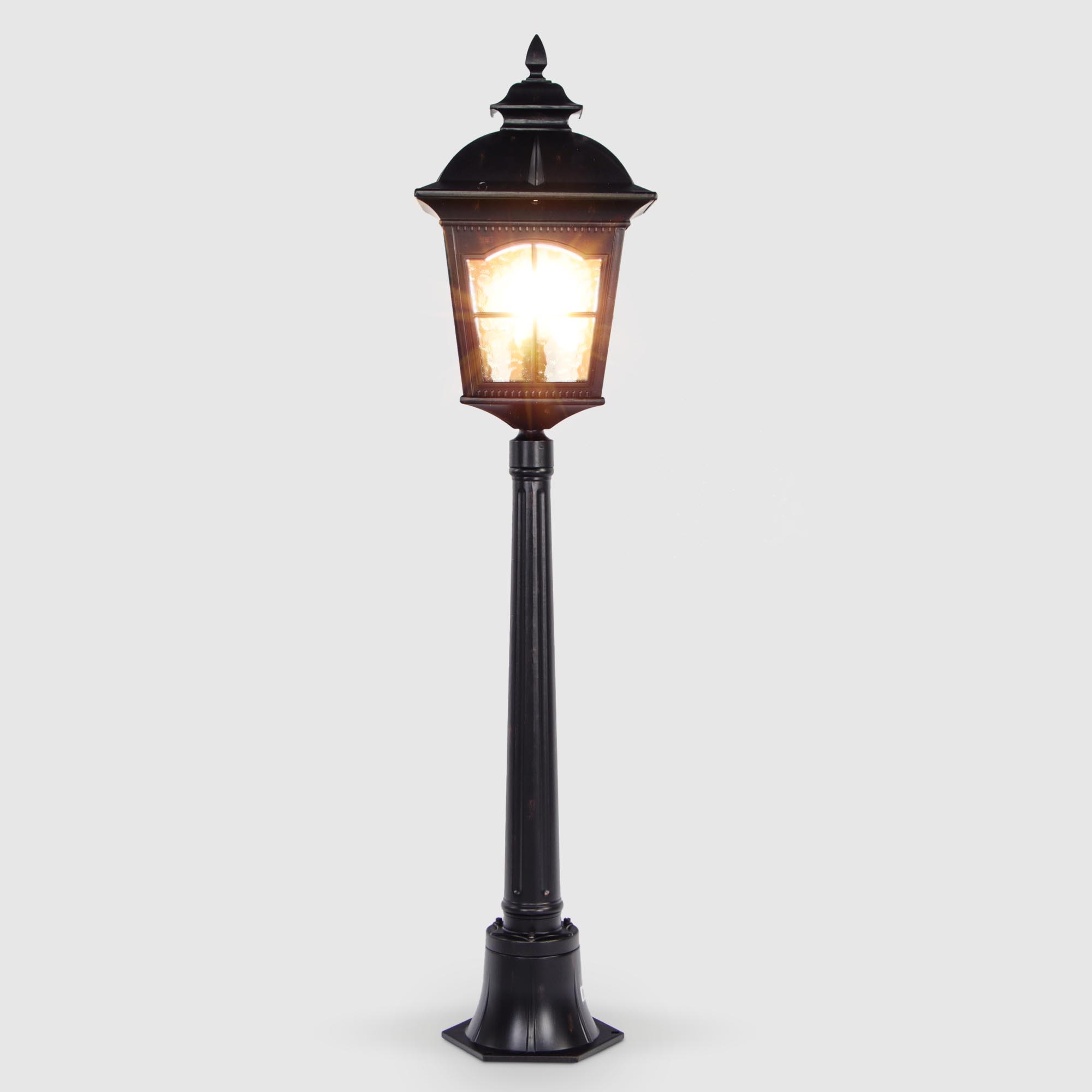 Садовый напольный светильник WENTAI чёрный (DH-1868M/17/), цвет прозрачный - фото 3