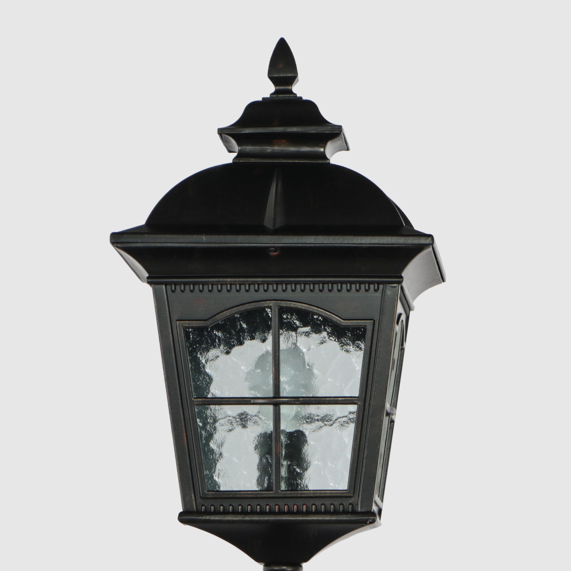 Садовый напольный светильник WENTAI чёрный (DH-1868M/17/), цвет прозрачный - фото 4