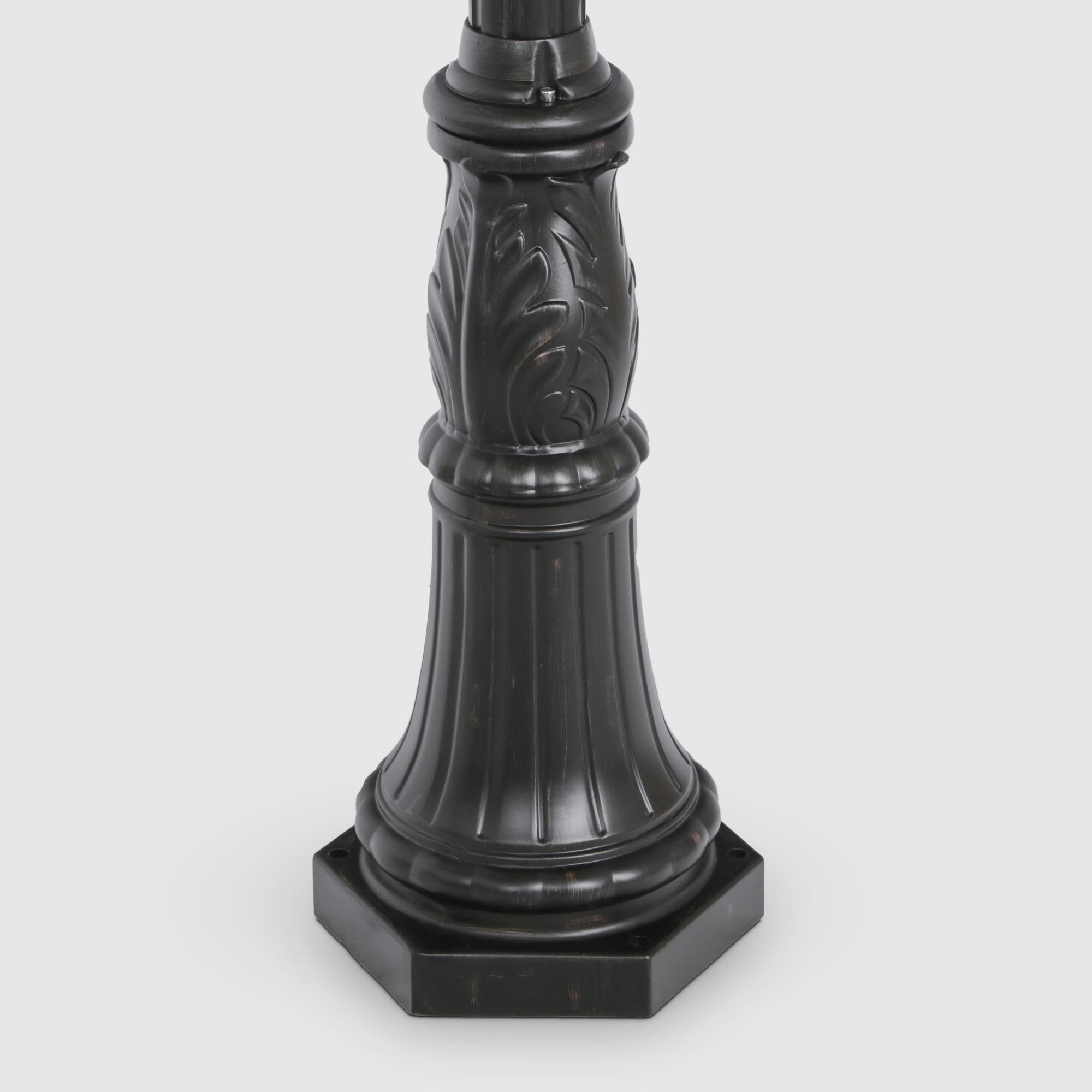 Садовый напольный светильник WENTAI чёрный (DH-1869-2M/17/), цвет прозрачный - фото 5