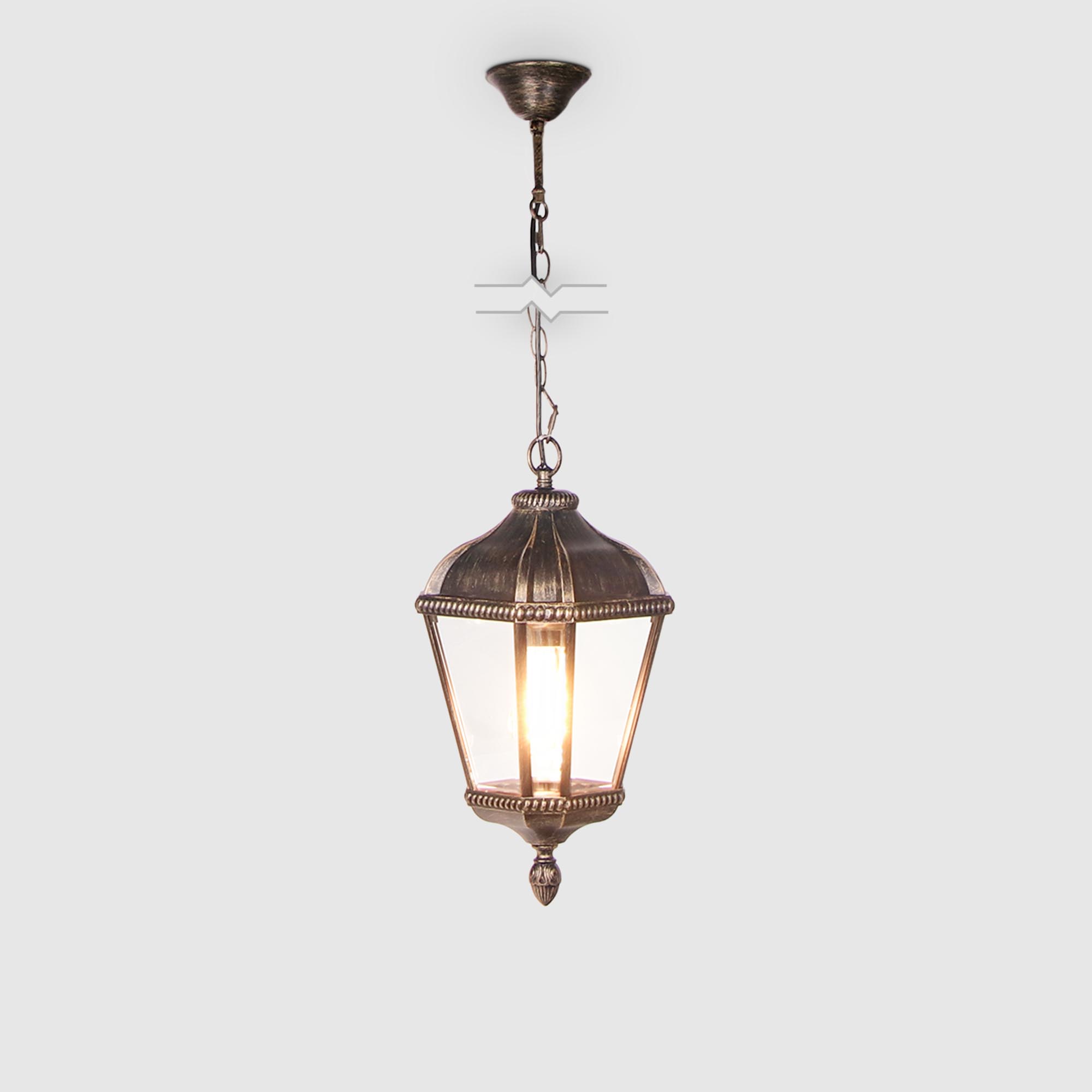 Садовый подвесной светильник WENTAI DH-1872S/162/, цвет бронзовый - фото 2