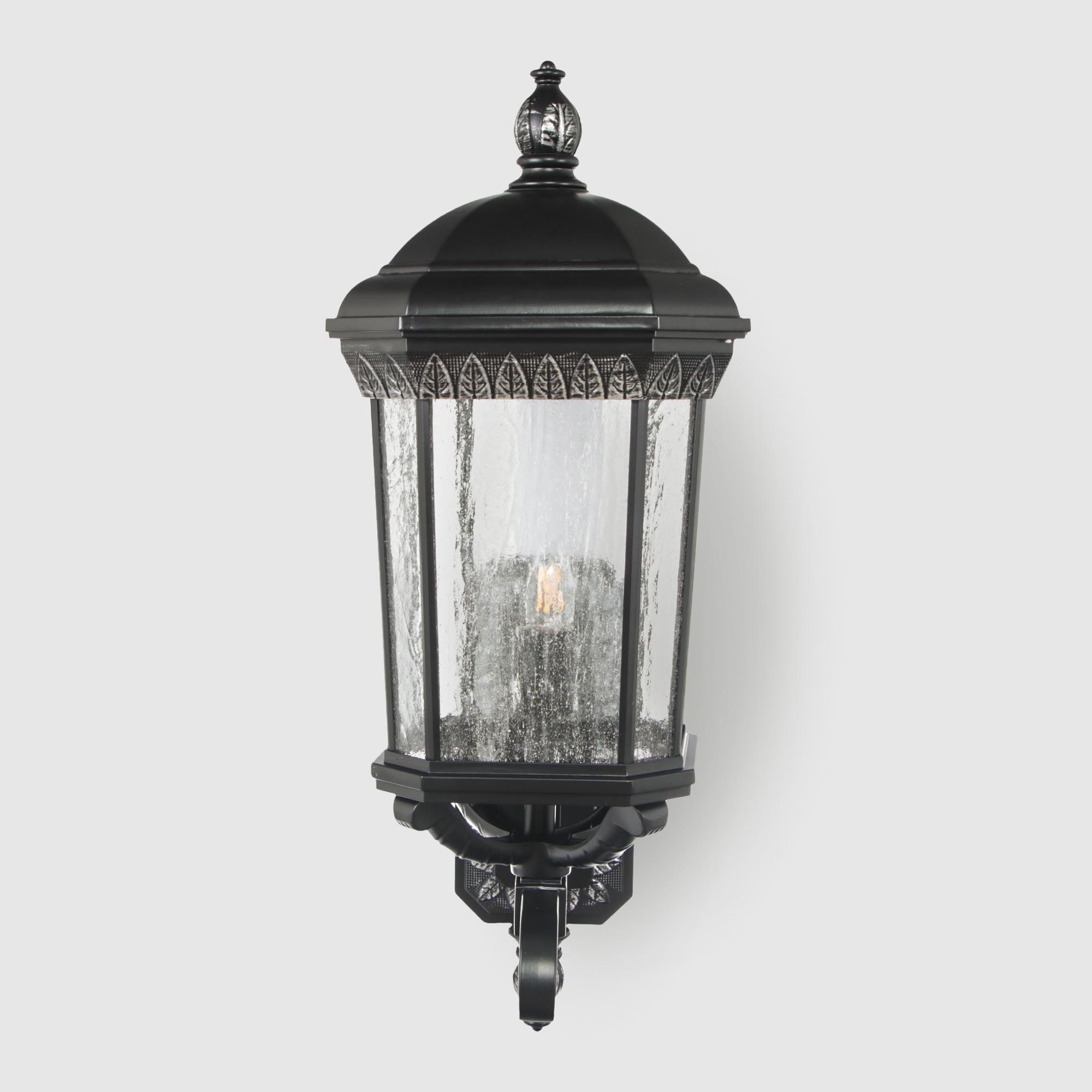Садовый настенный светильник WENTAI чёрный (DH-1881LA/125/), цвет прозрачный - фото 1