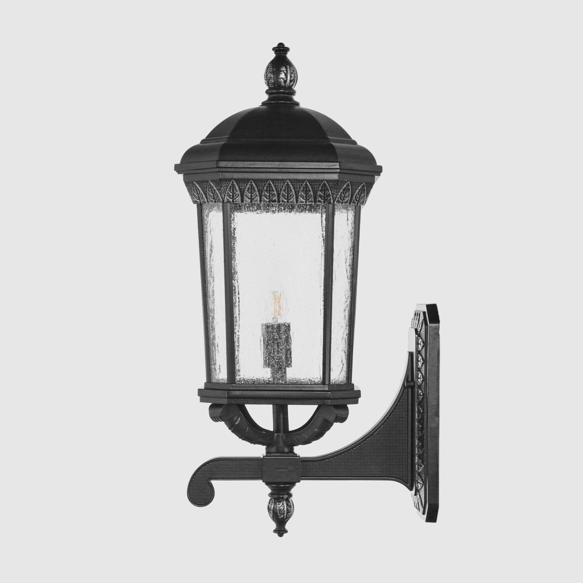 Садовый настенный светильник WENTAI чёрный (DH-1881LA/125/), цвет прозрачный - фото 7