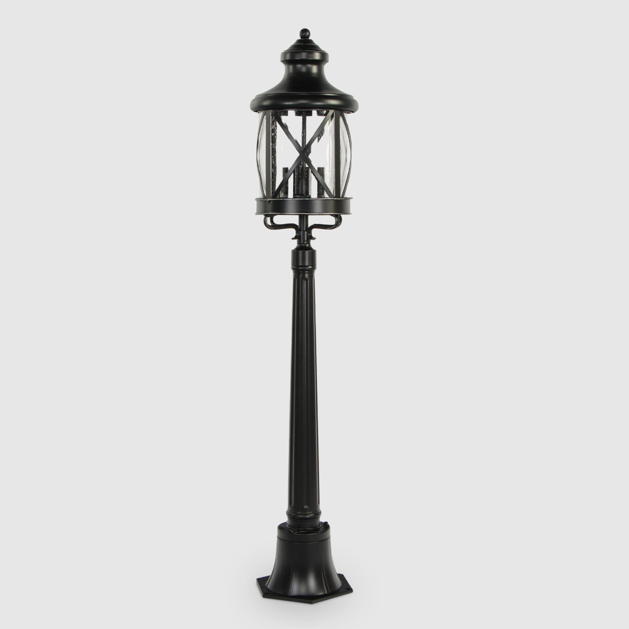 Садовый напольный светильник WENTAI чёрный (DH-4268M /125/) уличный напольный светильник eglo