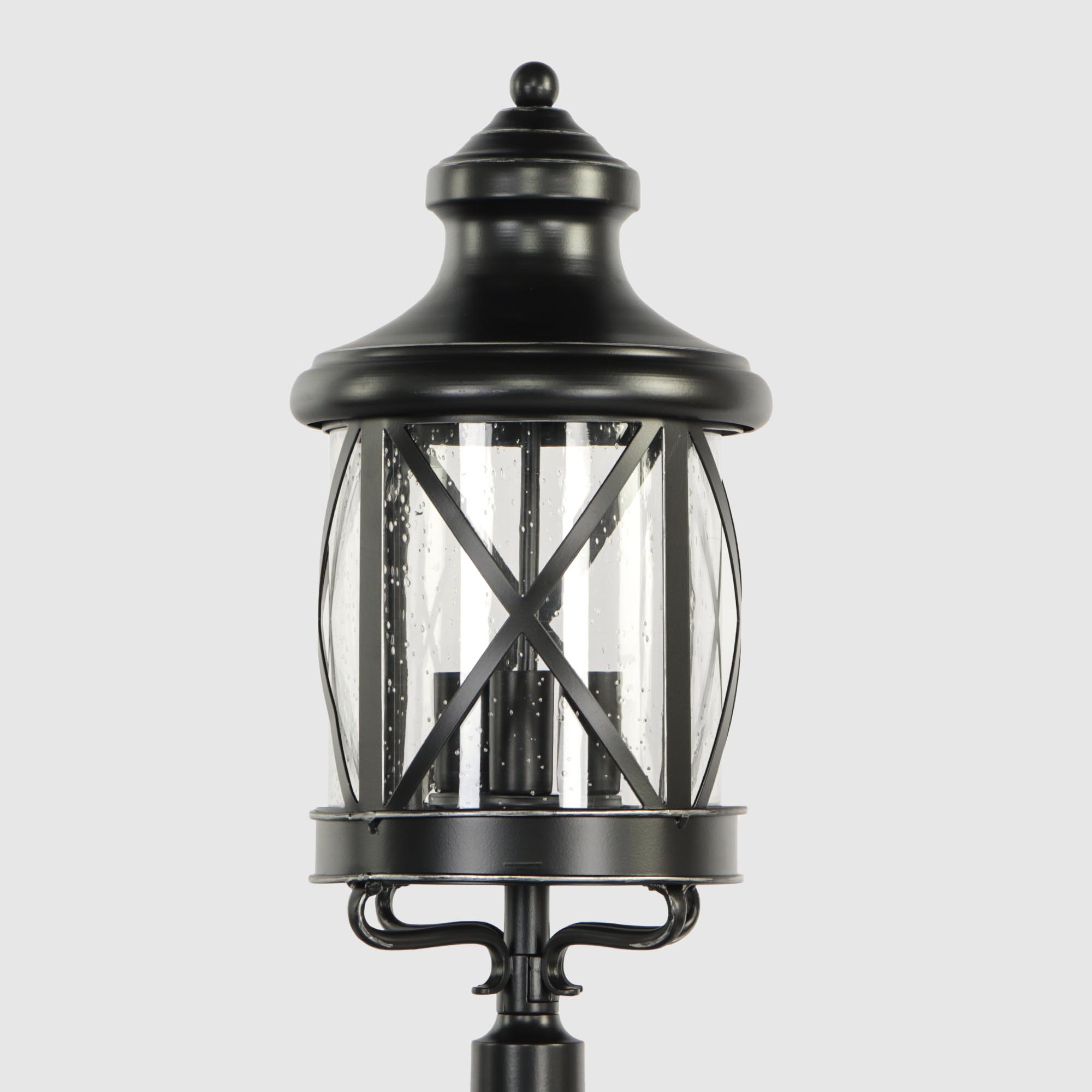 Садовый напольный светильник WENTAI чёрный (DH-4268M /125/), цвет прозрачный - фото 4