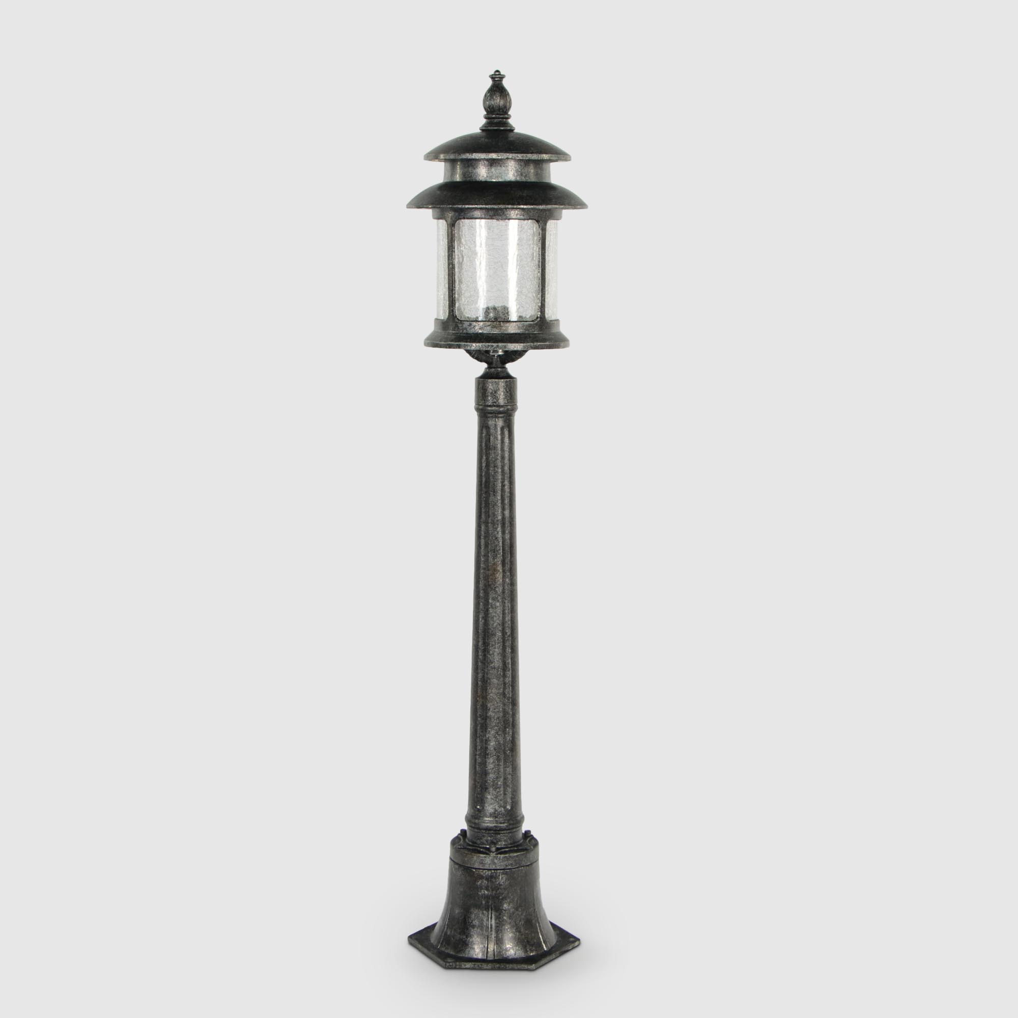 Садовый напольный светильник WENTAI серебряный с чёрным (DH-4388L/816/) стразы термоклеевые с голографией ширина 15 мм 4 5 ± 0 5 м серебряный