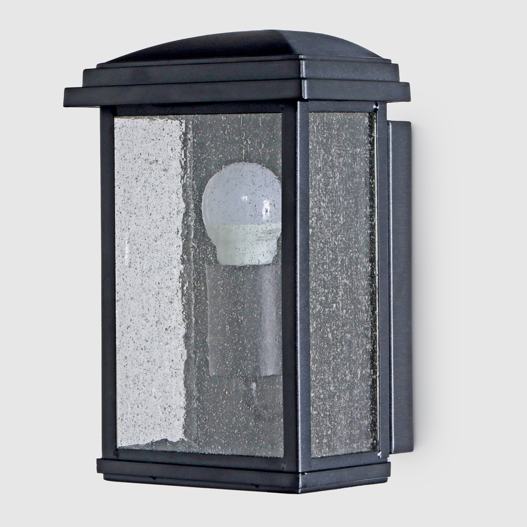 Садовый настенный светильник WENTAI серебряный с чёрным (DH-5671S/02/) стразы термоклеевые с голографией ширина 15 мм 4 5 ± 0 5 м серебряный