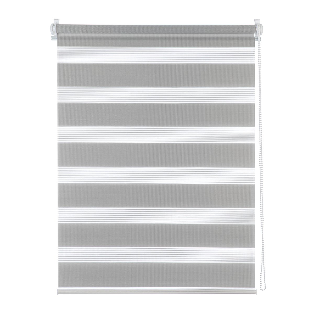 Рулонные шторы Decofest Бейс серые 120х160 см, цвет серый, размер 120х160 - фото 1