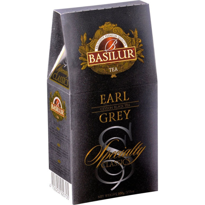 Чай Basilur Избранная классика Эрл Грей, 100 г чай черный basilur избранная классика английский полдник 100г
