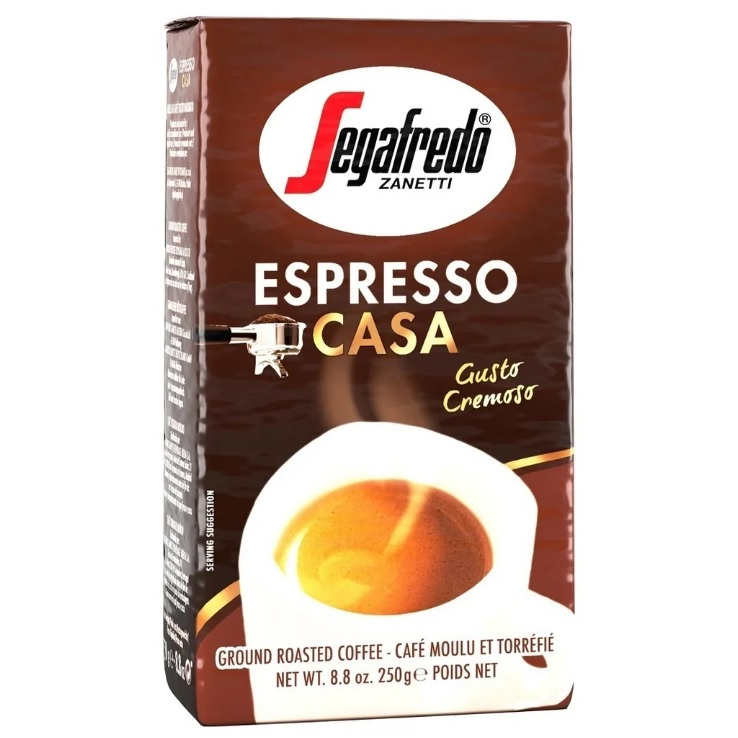 Кофе молотый Segafredo Espresso Casa, 250 г