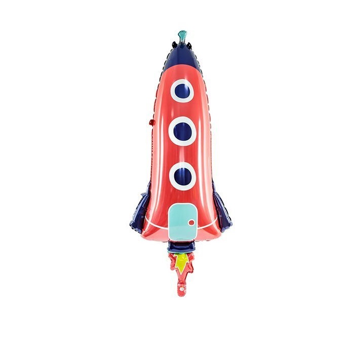 Шар воздушный Party Deco из фольги ракета 44х115см