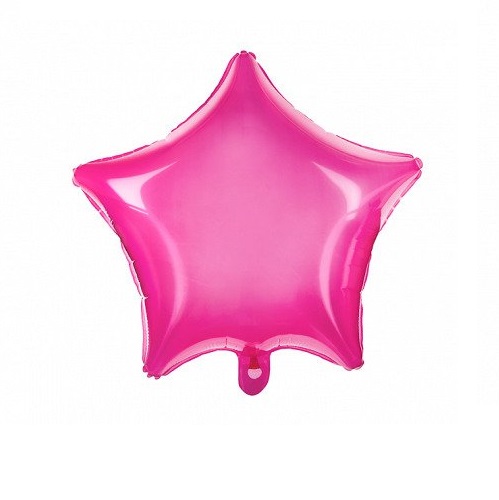 Шар воздушный Party Deco из фольги star розовый 48см - фото 1