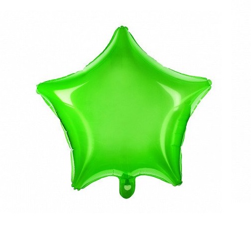 Шар воздушный Party Deco из фольги star зеленый 48см шар воздушный 70х59 см фольга зеленый динозавр dino