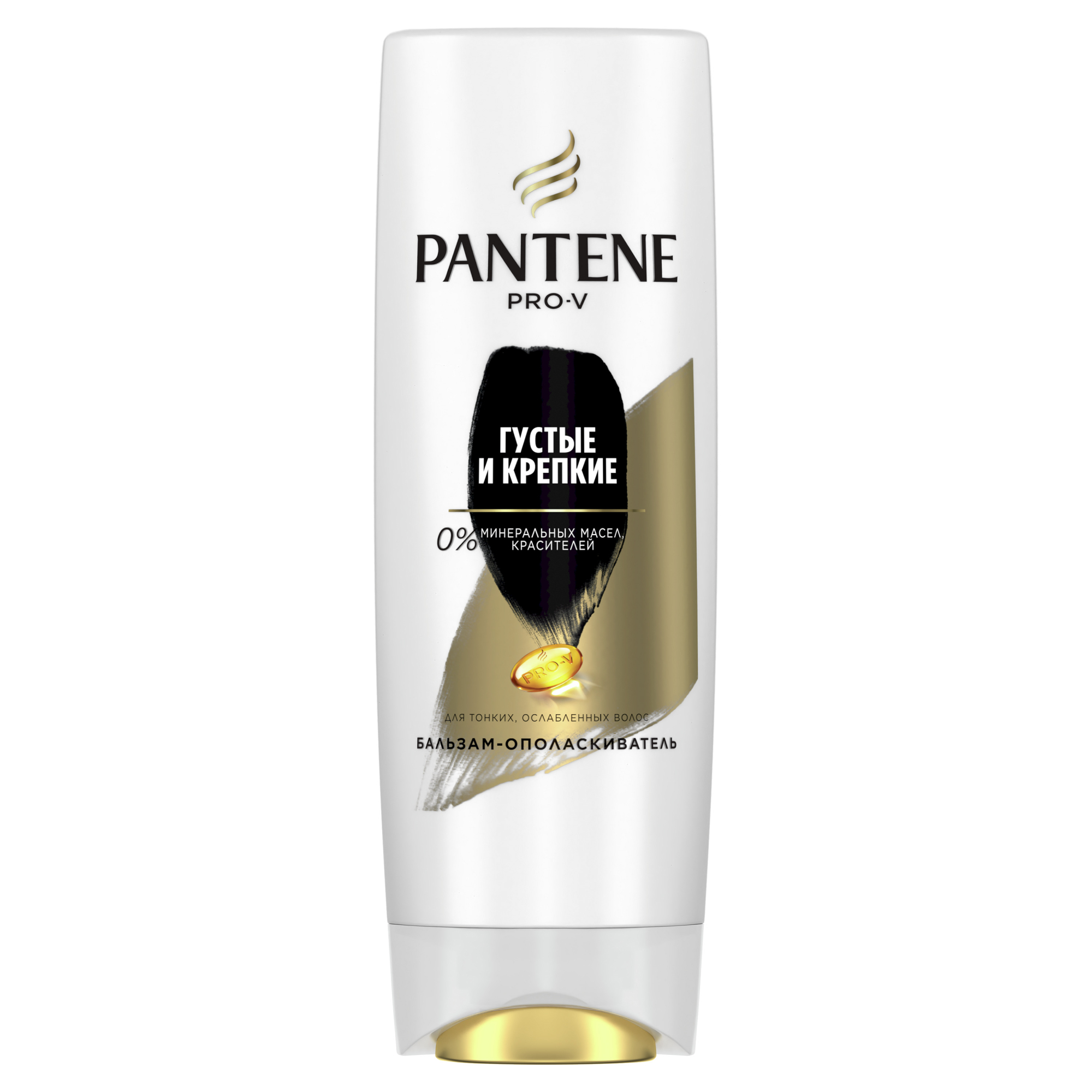 фото Бальзам-ополаскиватель pantene pro-v густые и крепкие для тонких и ослабленных волос, 270 мл