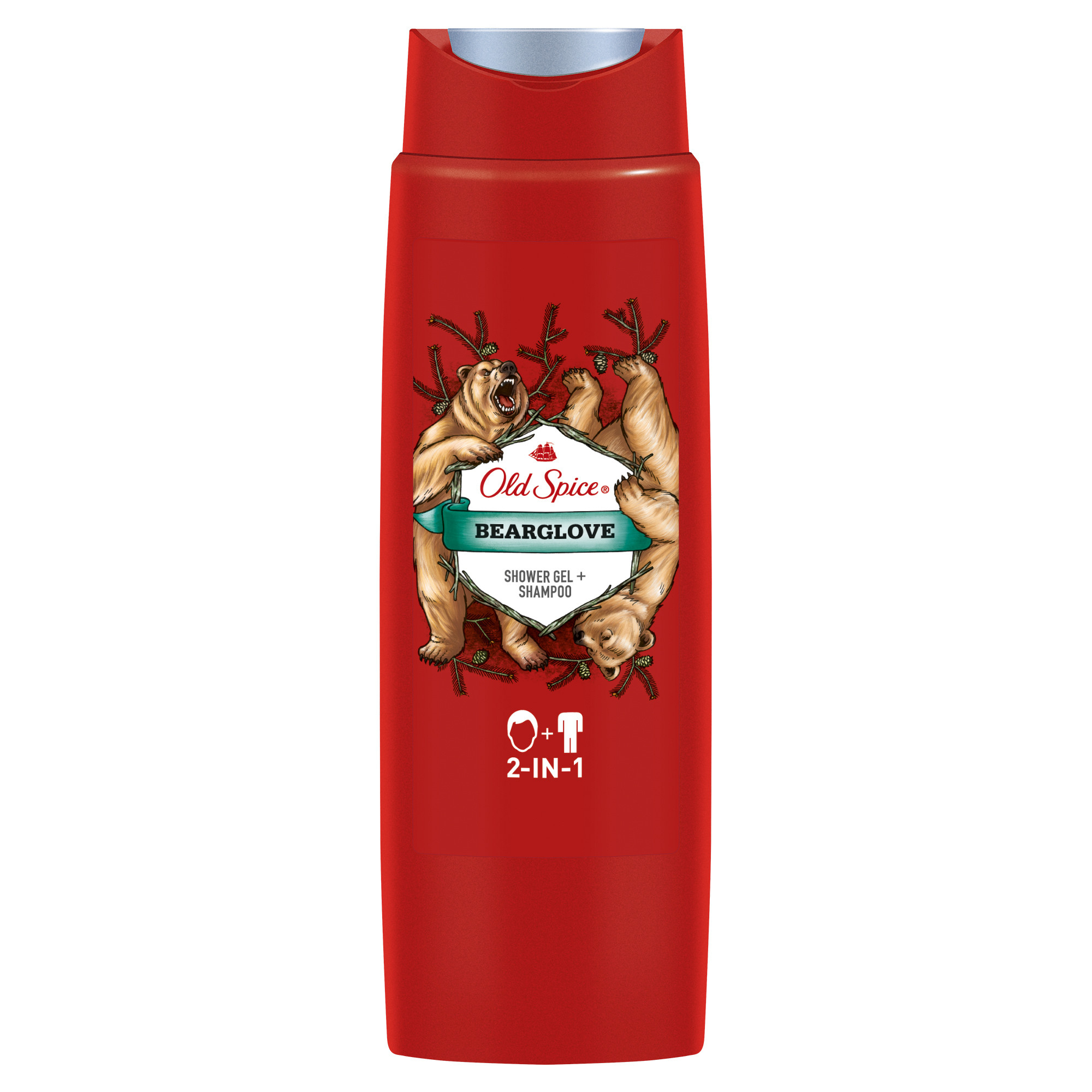 Гель для душа и шампунь Old Spice Bearglove 2в1 250 мл