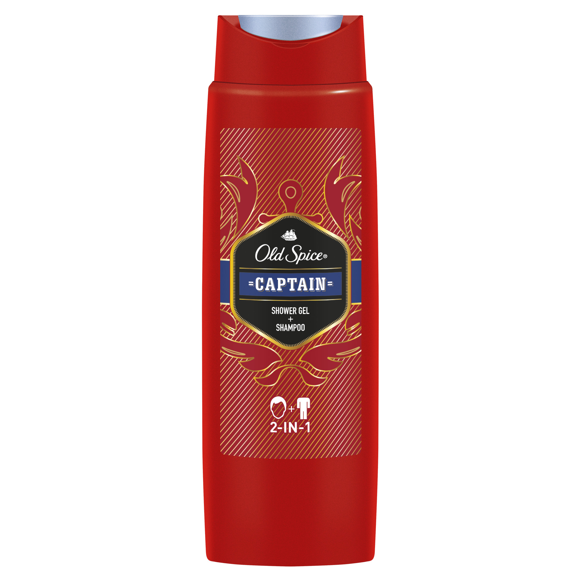 Гель для душа и шампунь Old Spice Сaptain 250 мл