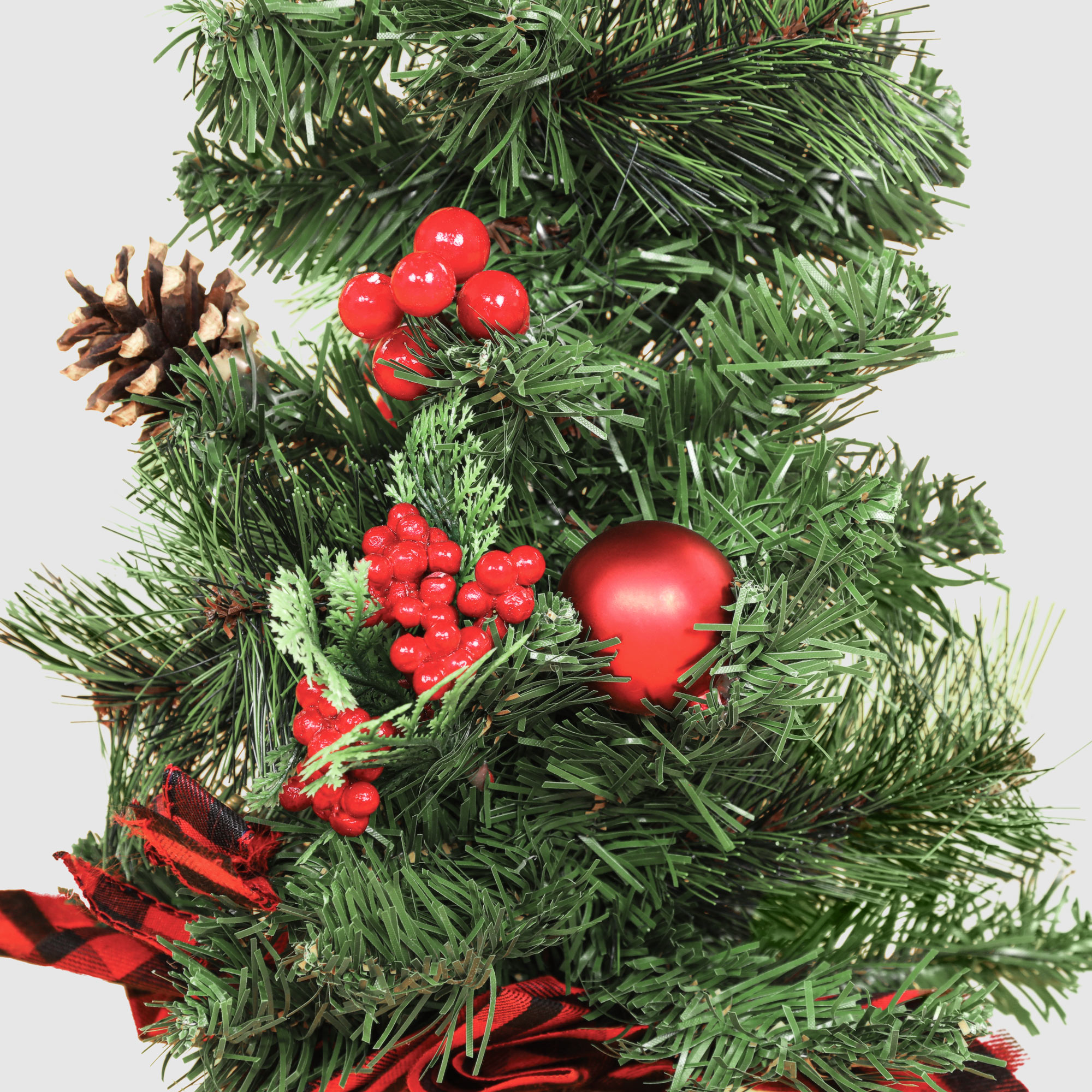 Елка рождественская Guan Arts/3 Way в горшке 40 см, цвет зеленый - фото 7