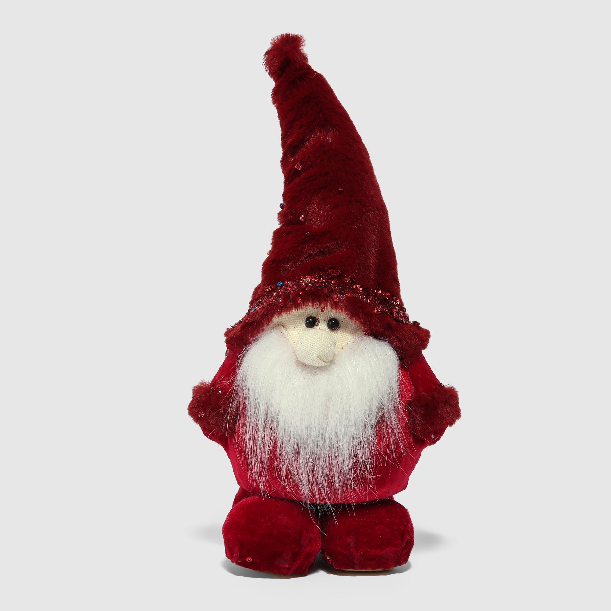 

Гном James arts в красном колпаке, 14х10х33 см, Красный