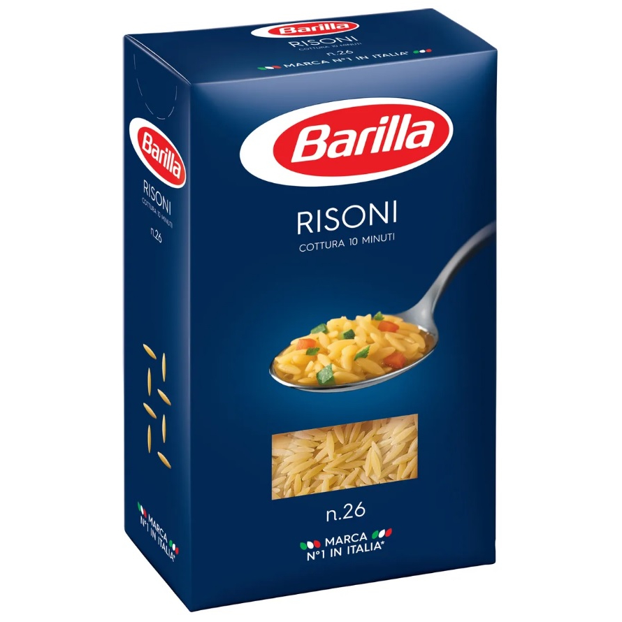 Макаронные изделия Barilla, Risoni n.26, 450 г макаронные изделия barilla risoni n 26 из твёрдых сортов пшеницы 450 г