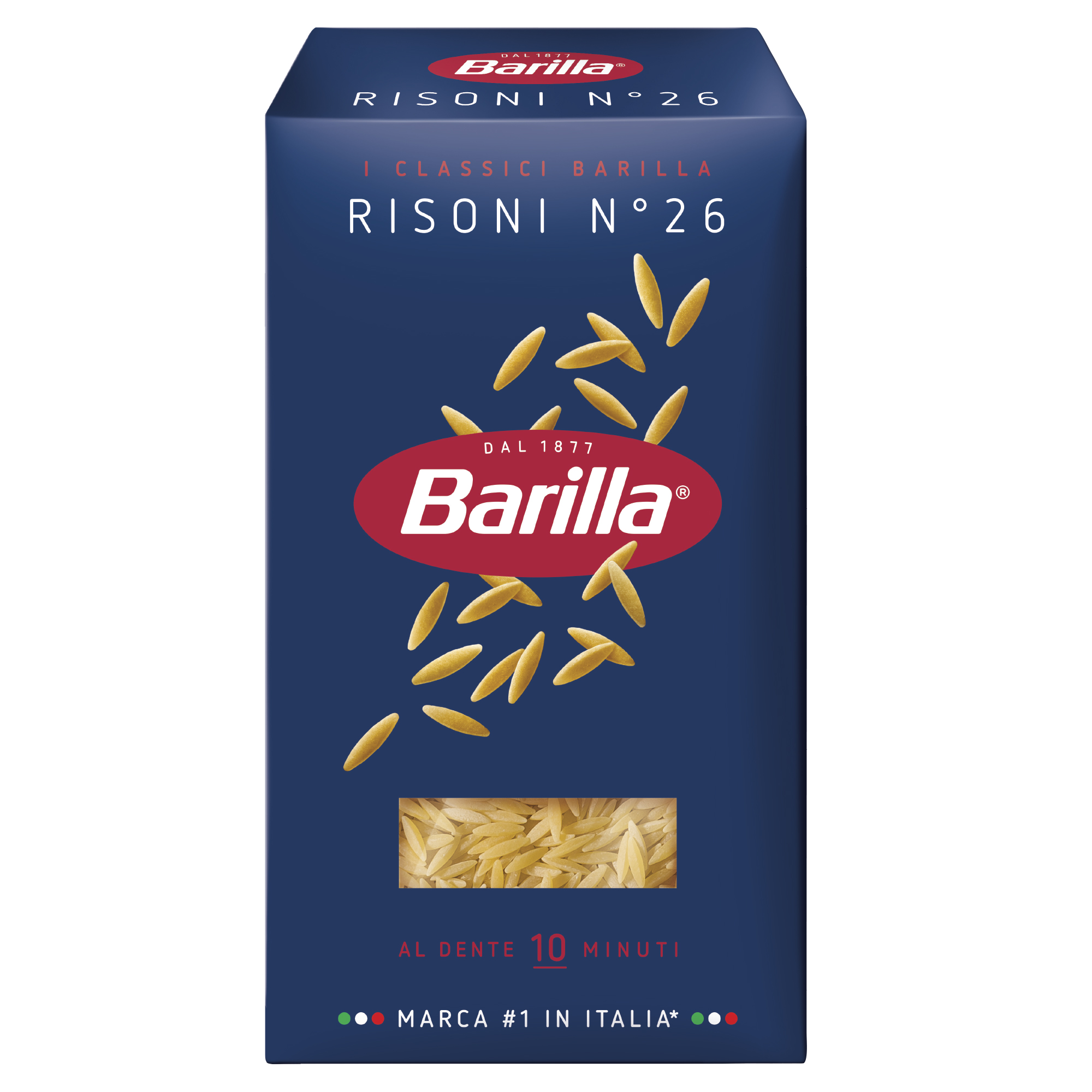 

Макаронные изделия Barilla, Risoni n.26, 450 г