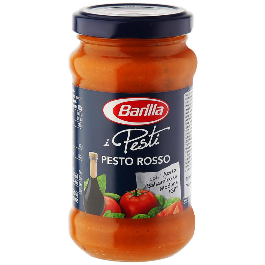 Соус Barilla Песто Россо, 200 г соус песто классический de cecco 200 гр