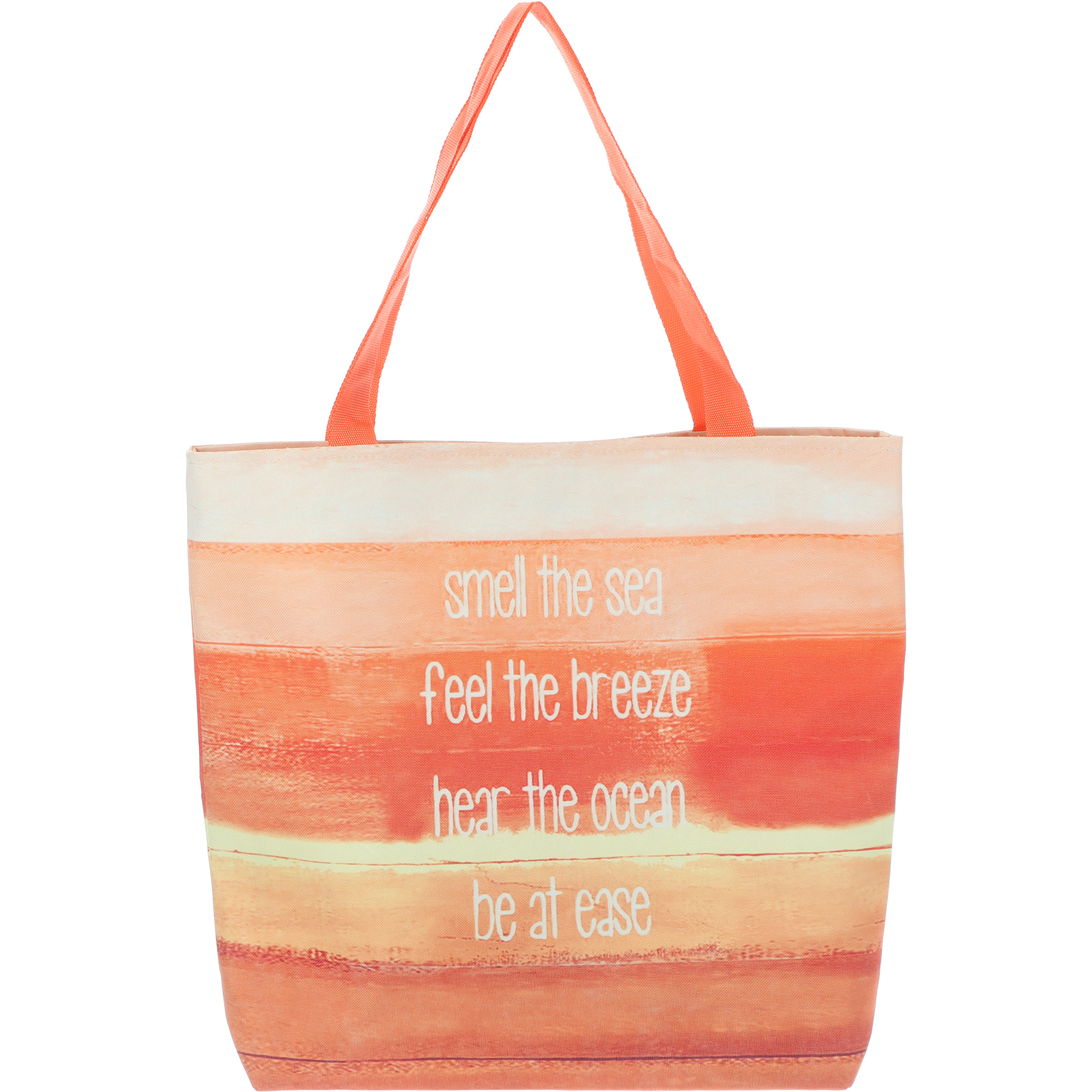 Сумка женская LET`S пляжная орнажевая сумка шоппер пляжная