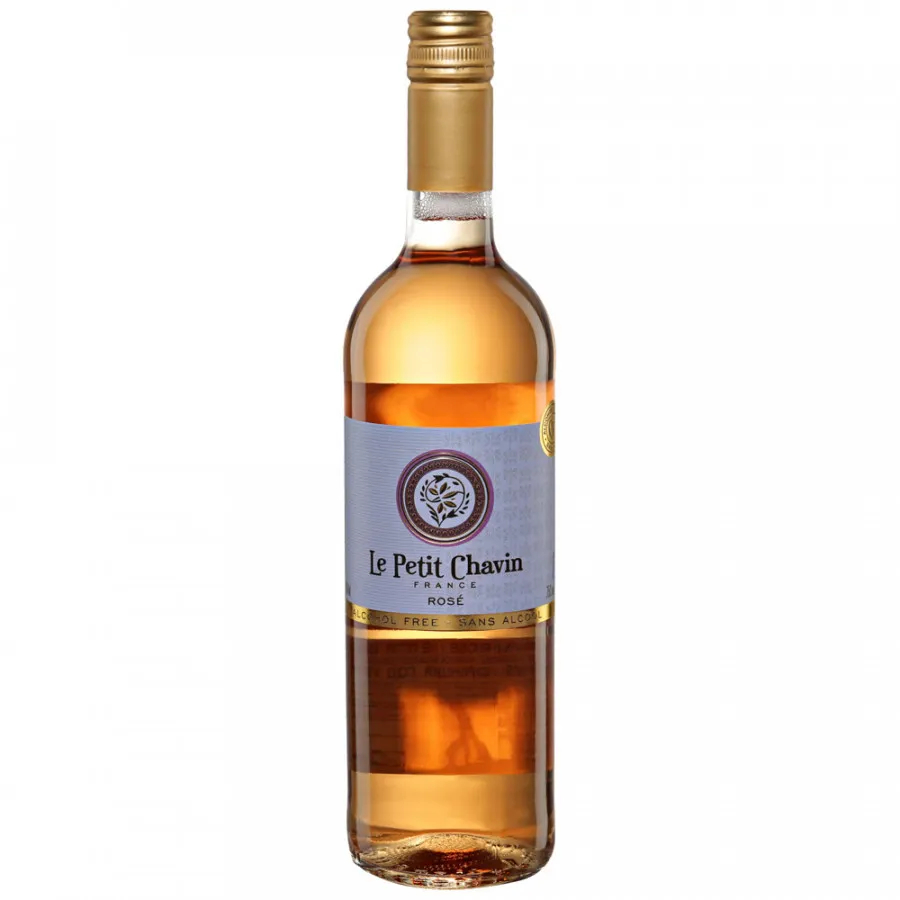 Вино безалкогольное Pierre Chavin Le Petit Chavin Rose розовое, полусладкое, 0,75 л