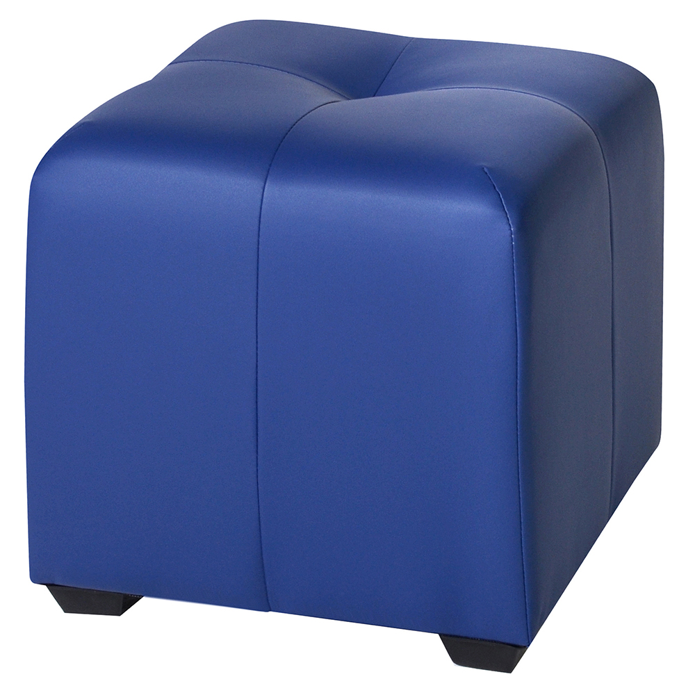 Пуф Dreambag Николь синяя экокожа 40х40х40 см
