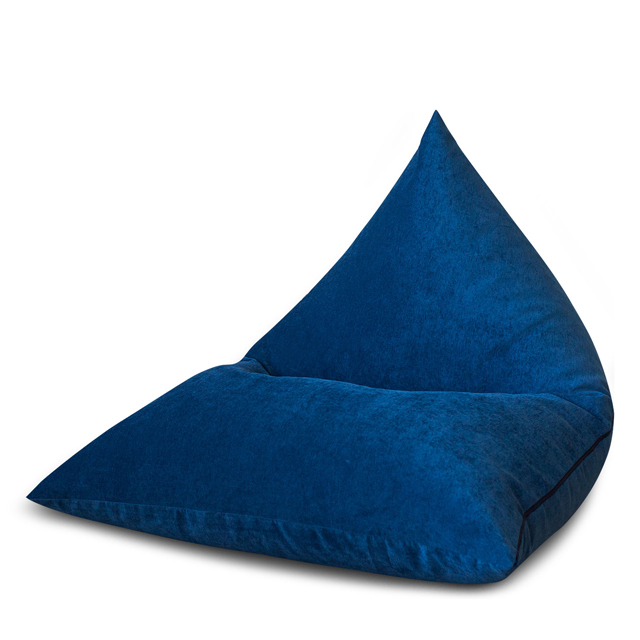 Кресло Dreambag Келли синий микро вельвет 110x115 см пуф dreambag складной бирюзовый микро вельвет 37х37х40 см