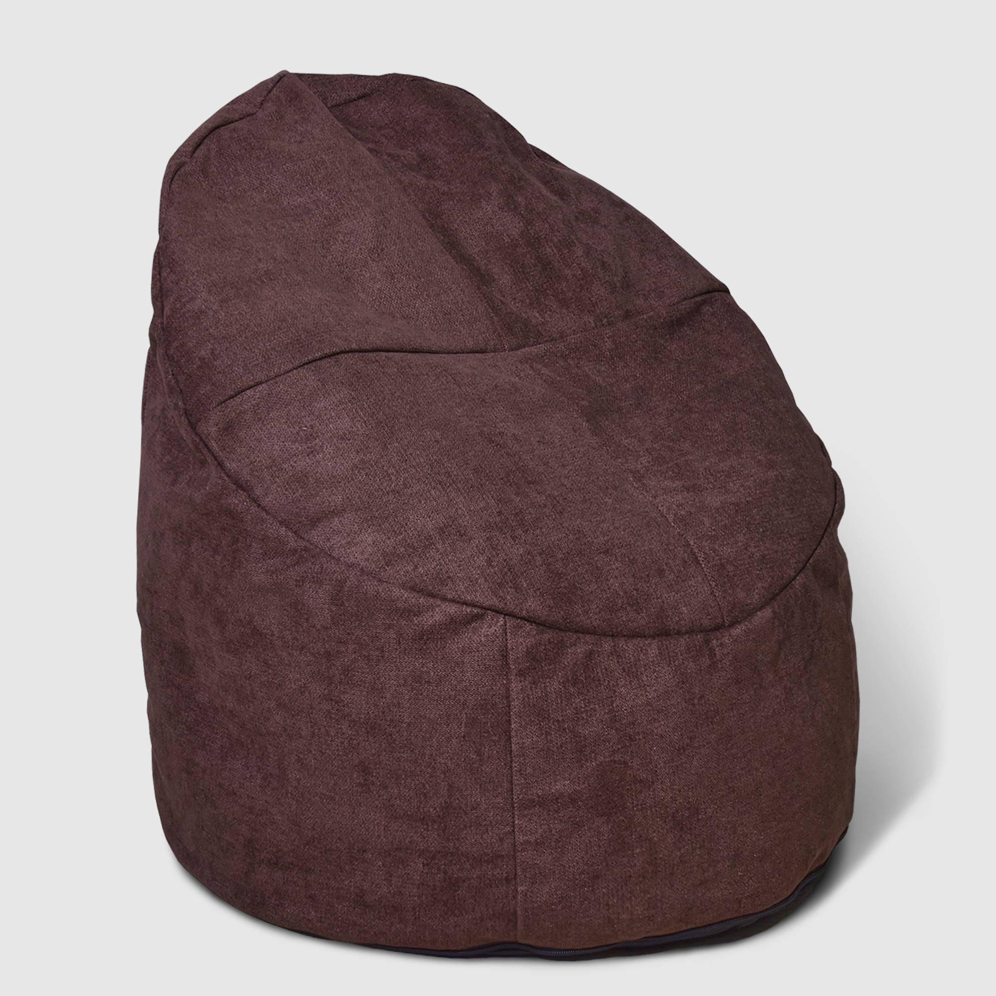 Кресло пенек Dreambag детский коричневый велюр 65х65х50 см