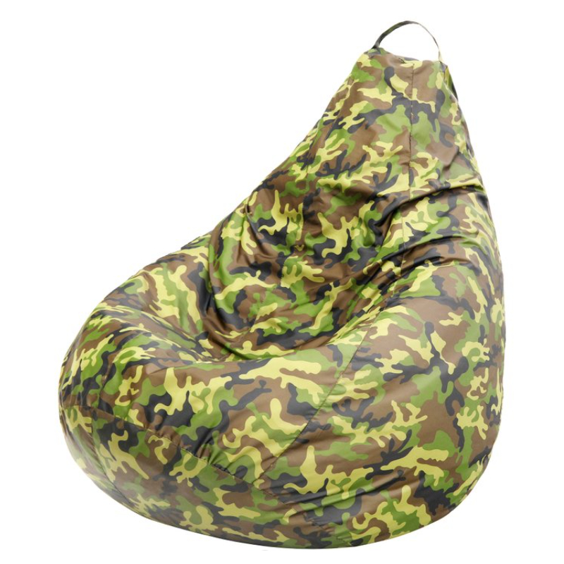 цена Кресло мешок Dreambag Груша оксфорд камуфляжное 125х85 см