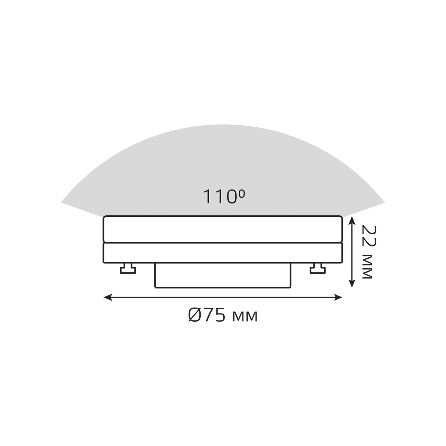 фото Лампа gauss basic gx53 11,5w 1095lm 3000k led, 10 шт