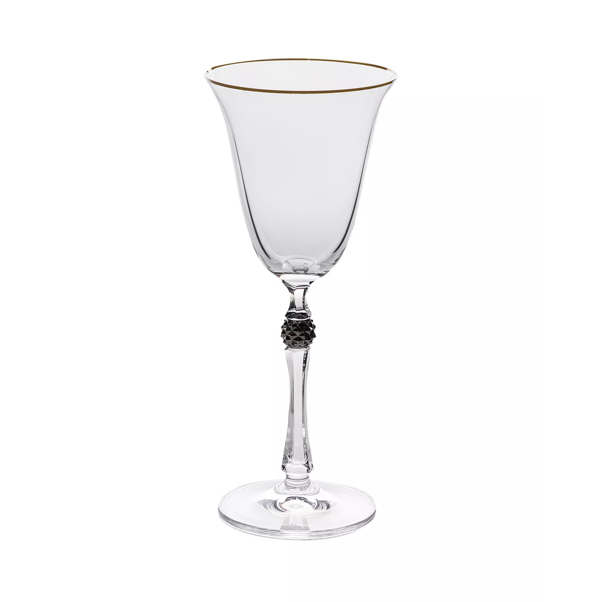 Набор бокалов для белого вина Crystalite Bohemia Parus платиновый шар 185 мл 6 шт, цвет прозрачный - фото 2