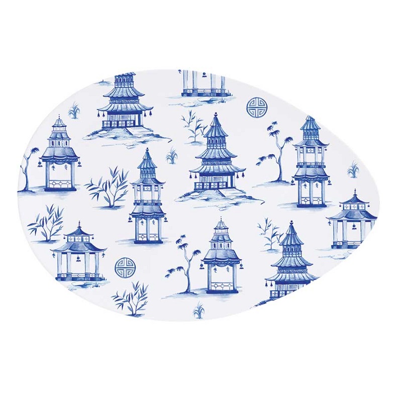 Тарелка овальная Easy life Пагода 24х16,5 см тарелка овальная easy life пагода синяя 24х16 5 см