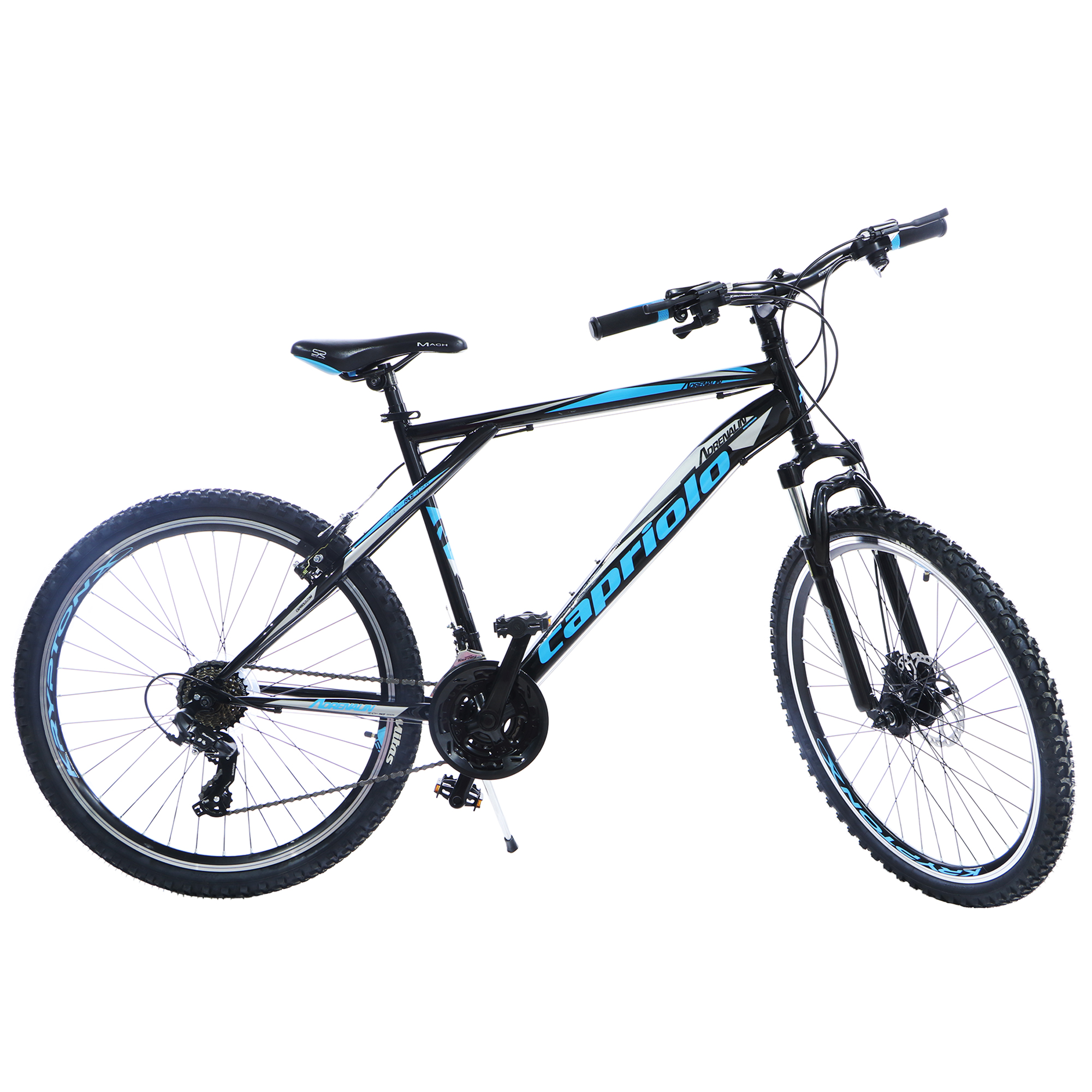 Велосипед Capriolo Mtb Adrenalin черный/синий 26 велосипед складной casadei allumiminio 20 дюймов серый