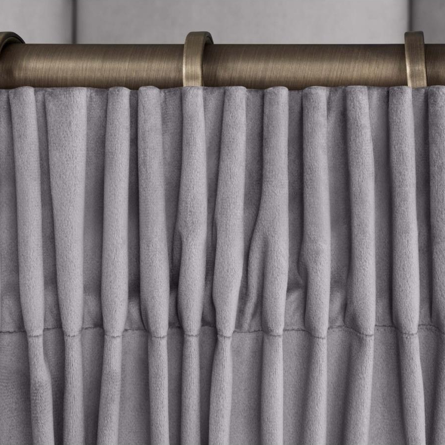 Раздвижные шторы Togas Алессио серые 260х275 см, цвет серый, размер 260х275 - фото 5