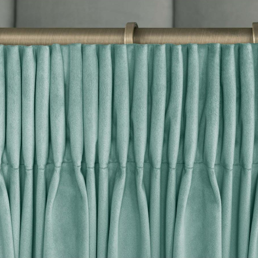 Раздвижные шторы Togas Алессио бирюзовые 260х275 см, цвет бирюзовый, размер 260х275 - фото 5