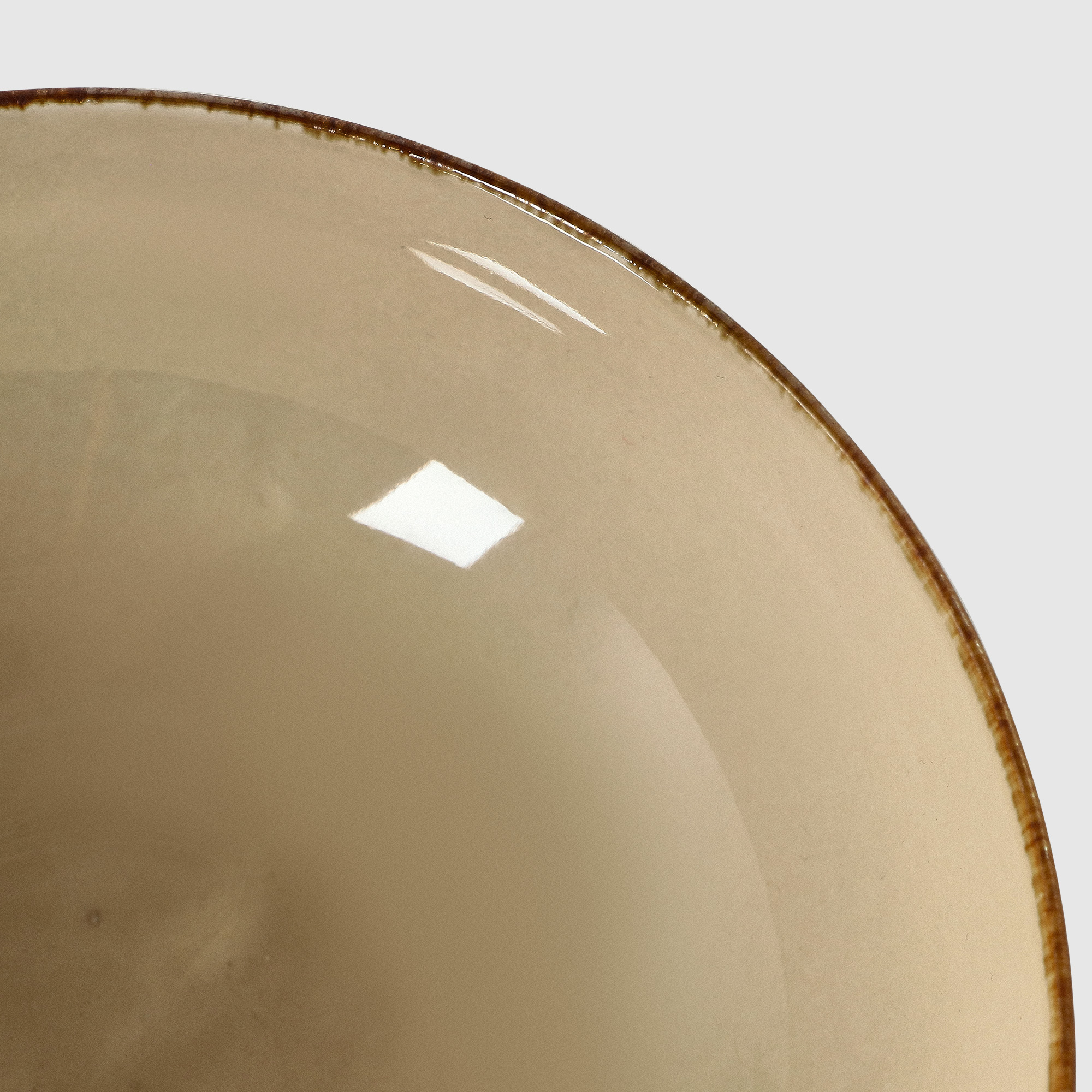 Салатник Porcelana Bogucice Alumina nut 16 см, цвет бежевый - фото 3