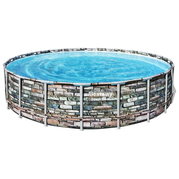 Бассейн каркасный Bestway 610x132 см с набором (56883 ) круглый детский бассейн bestway