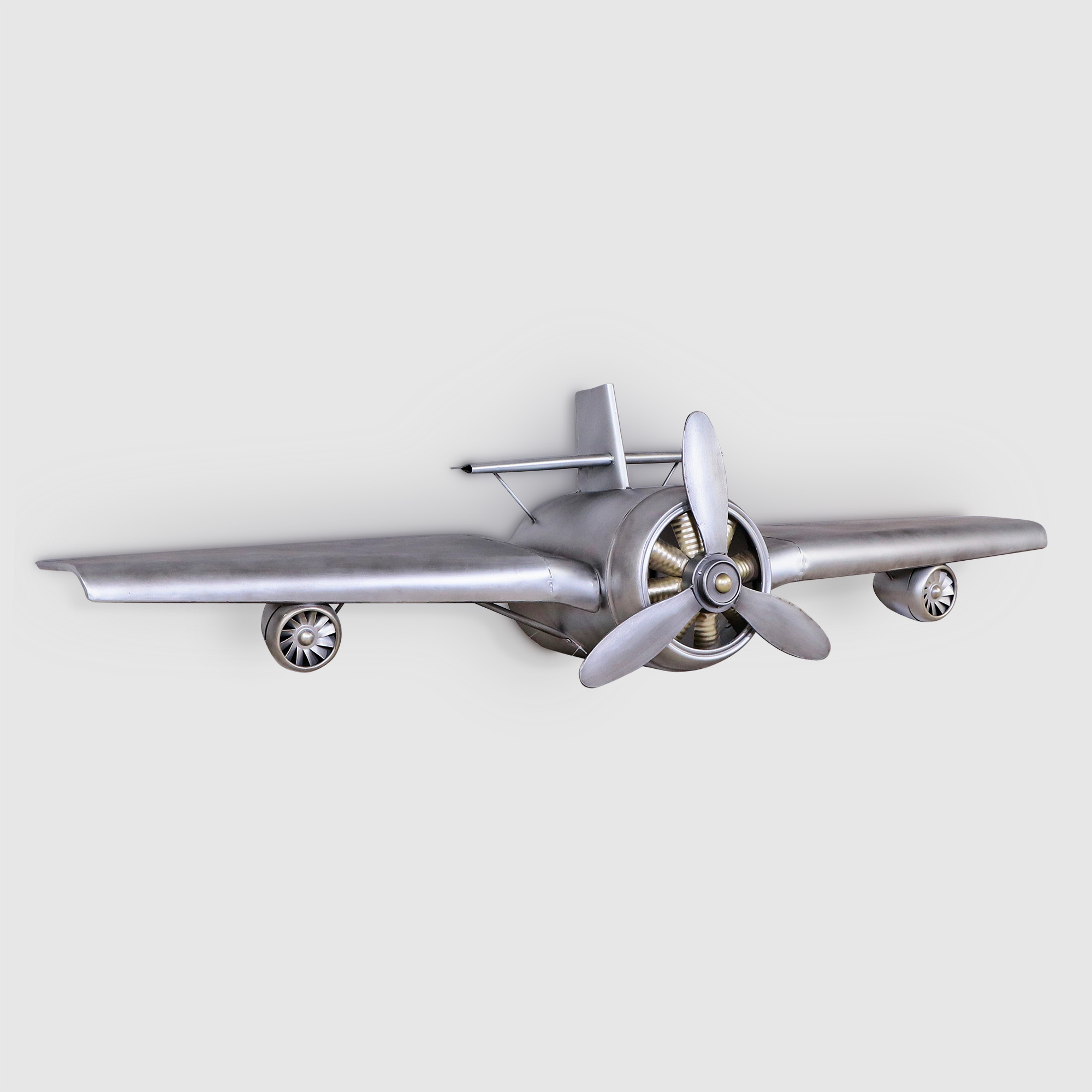 Самолет декоративный Bolai Arts серебряный, 157x40x36 см сортер совтехстром самолет