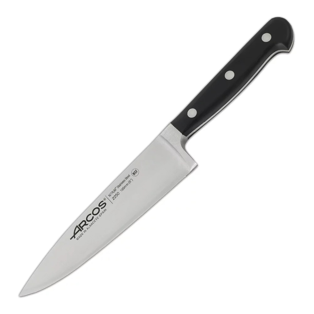Нож кухонный Arcos шеф 16 см Opera нож кухонный arcos для овощей 10 см opera
