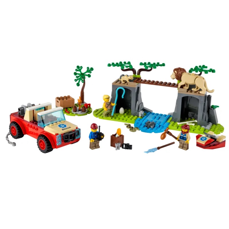 Игрушка Lego Спасательный внедорожник для зверей игрушка конструктор спасательный внедорожник для зверей lego city wildlife 60301 4 157 элементов