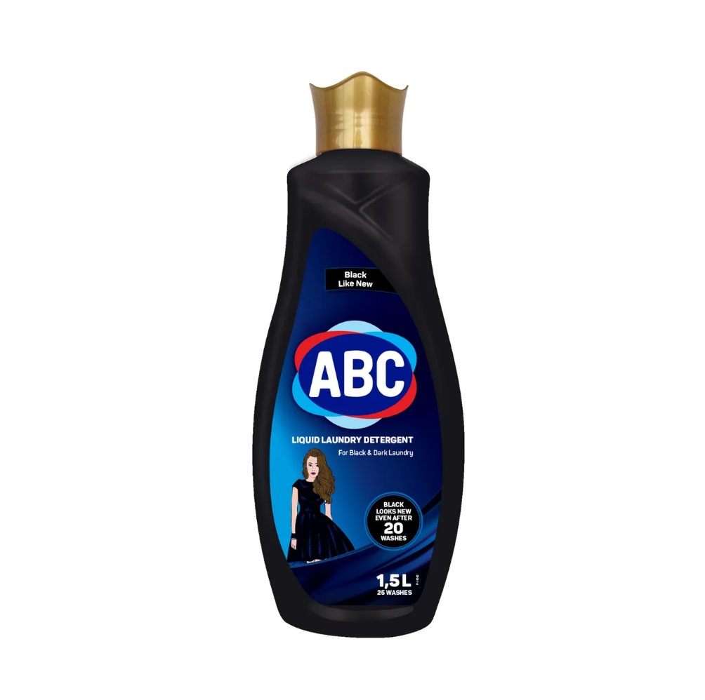 Жидкое средство ABC для стирки черного белья 1,5 л - фото 1