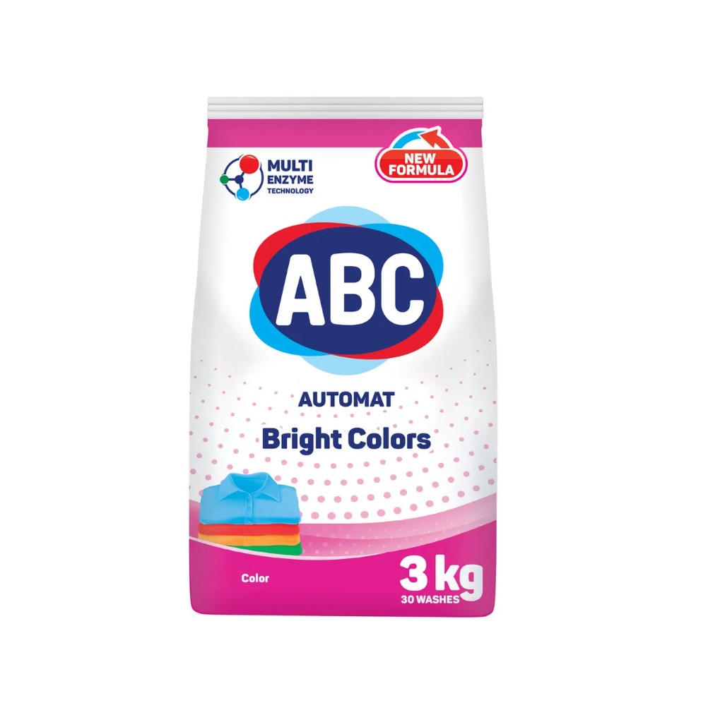 Порошок ABC для стирки цветного белья 3 кг - фото 1